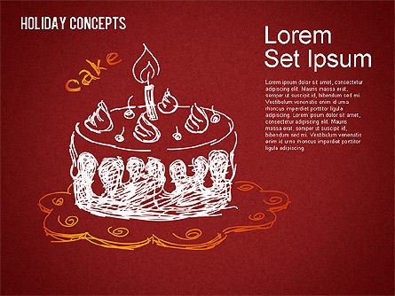 Holiday Concept Shapes, Slide 13, 01441, Shapes — PoweredTemplate.com