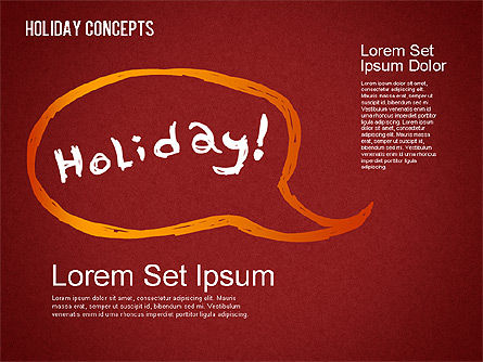 Conceptos del concepto del día de fiesta, Diapositiva 14, 01441, Formas — PoweredTemplate.com