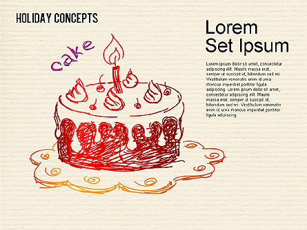 Holiday Concept Shapes, Slide 2, 01441, Shapes — PoweredTemplate.com