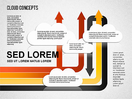 Diagramme de nuage de mots, Diapositive 7, 01443, Modèles commerciaux — PoweredTemplate.com