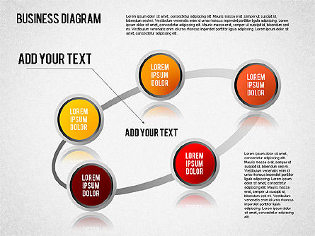 Conjunto de diagramas y formas, Diapositiva 6, 01444, Modelos de negocios — PoweredTemplate.com
