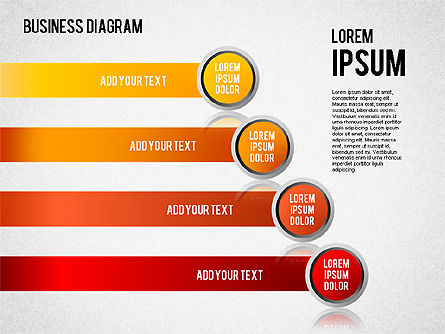 Diagram Dan Bentuk Ditetapkan, Slide 9, 01444, Model Bisnis — PoweredTemplate.com
