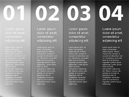 Segnalibro con i numeri cassetta degli attrezzi, Slide 10, 01446, Diagrammi Palco — PoweredTemplate.com