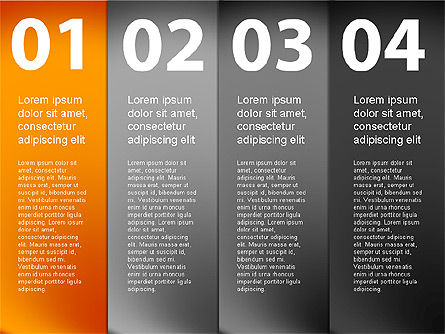 Segnalibro con i numeri cassetta degli attrezzi, Slide 11, 01446, Diagrammi Palco — PoweredTemplate.com