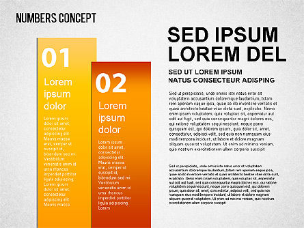 Segnalibro con i numeri cassetta degli attrezzi, Slide 2, 01446, Diagrammi Palco — PoweredTemplate.com