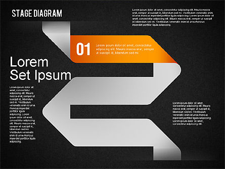 Stile Origami mette in scena forme, Slide 12, 01449, Forme — PoweredTemplate.com