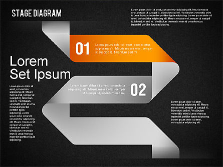 Stile Origami mette in scena forme, Slide 13, 01449, Forme — PoweredTemplate.com