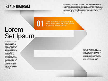 Origami estilo etapas formas, Deslizar 3, 01449, Formas — PoweredTemplate.com