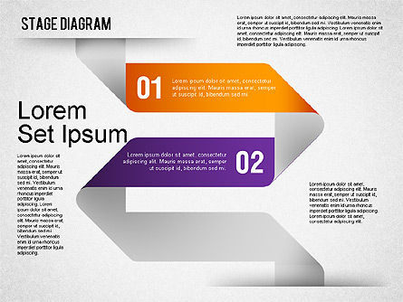Origami estilo etapas formas, Deslizar 4, 01449, Formas — PoweredTemplate.com