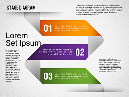 Stile Origami mette in scena forme, Slide 5, 01449, Forme — PoweredTemplate.com