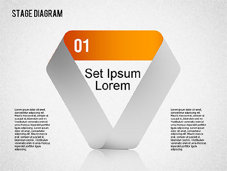 Origami estilo etapas formas, Deslizar 7, 01449, Formas — PoweredTemplate.com