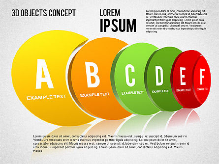 Concept d'objets 3d, Diapositive 5, 01450, Modèles commerciaux — PoweredTemplate.com