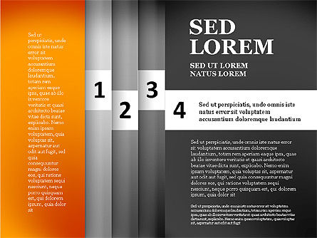 Striped inszenierte Lesezeichen, Folie 15, 01451, Ablaufdiagramme — PoweredTemplate.com