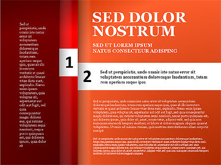 Striped Bertahap Bookmark, Slide 2, 01451, Diagram Panggung — PoweredTemplate.com