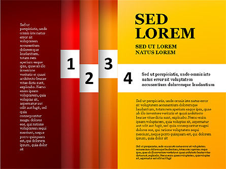Striped inszenierte Lesezeichen, Folie 4, 01451, Ablaufdiagramme — PoweredTemplate.com