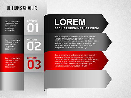 Boîte à outils des tableaux d'options, Diapositive 14, 01454, Schémas d'étapes — PoweredTemplate.com