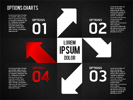 Optionen-Diagramm-Toolbox, Folie 16, 01454, Ablaufdiagramme — PoweredTemplate.com