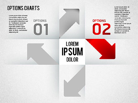 Optionen-Diagramm-Toolbox, Folie 5, 01454, Ablaufdiagramme — PoweredTemplate.com