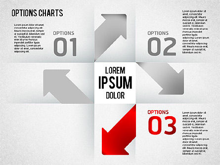 Optionen-Diagramm-Toolbox, Folie 6, 01454, Ablaufdiagramme — PoweredTemplate.com