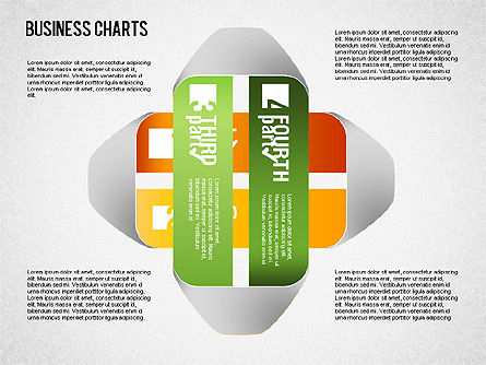 Etapes avec le diagramme des formes, Diapositive 4, 01457, Schémas d'étapes — PoweredTemplate.com