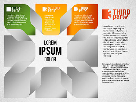 Etapes avec le diagramme des formes, Diapositive 7, 01457, Schémas d'étapes — PoweredTemplate.com