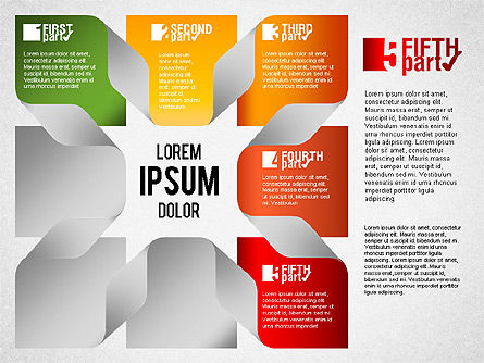 Etapes avec le diagramme des formes, Diapositive 9, 01457, Schémas d'étapes — PoweredTemplate.com