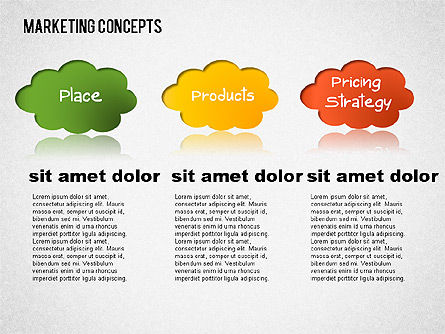 Marketing diagrama de conceitos, Deslizar 10, 01462, Diagramas de Etapas — PoweredTemplate.com