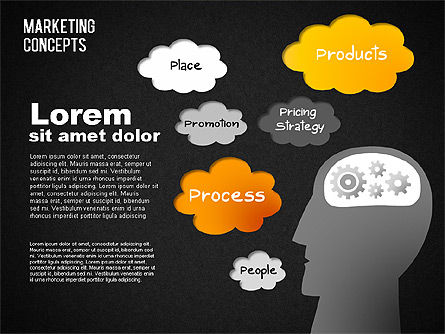 Marketing concepten diagram, Dia 13, 01462, Stage diagrams — PoweredTemplate.com
