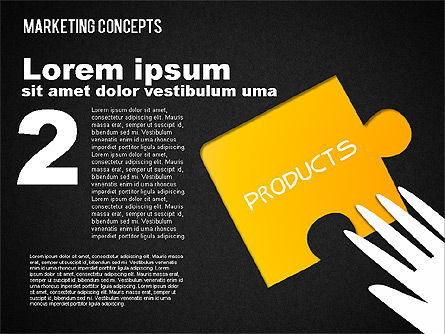 Marketingkonzepte Diagramm, Folie 16, 01462, Ablaufdiagramme — PoweredTemplate.com