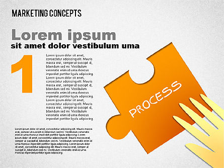 Marketing concepten diagram, Dia 2, 01462, Stage diagrams — PoweredTemplate.com