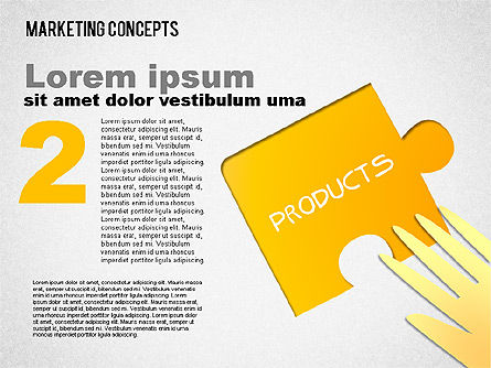 Schema Marketing Concepts, Slide 3, 01462, Diagrammi Palco — PoweredTemplate.com
