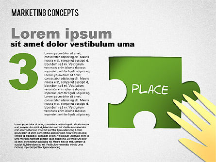 Marketing concepten diagram, Dia 4, 01462, Stage diagrams — PoweredTemplate.com