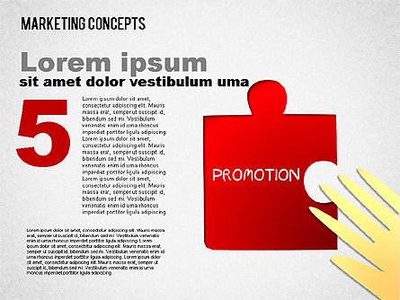 Marketingkonzepte Diagramm, Folie 6, 01462, Ablaufdiagramme — PoweredTemplate.com