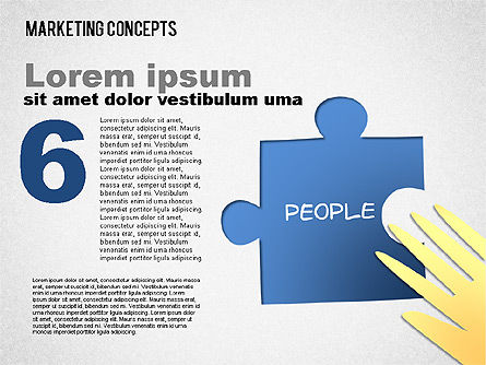 Marketing diagrama de conceitos, Deslizar 7, 01462, Diagramas de Etapas — PoweredTemplate.com