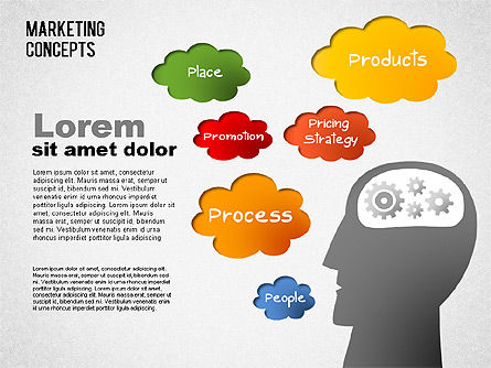 Marketing concepten diagram, Dia 8, 01462, Stage diagrams — PoweredTemplate.com