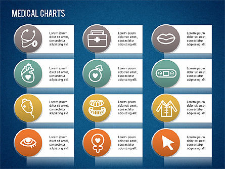 Medical Process Charts, Slide 14, 01463, Medical Diagrams and Charts — PoweredTemplate.com