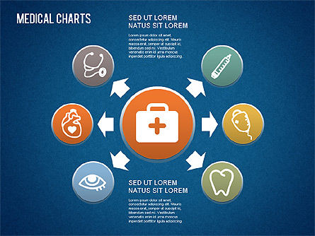 Grafici processo medico, Slide 3, 01463, Diagrammi e Grafici Medici — PoweredTemplate.com