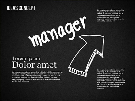Concept d'idées sur le tableau, Diapositive 16, 01464, Modèles commerciaux — PoweredTemplate.com