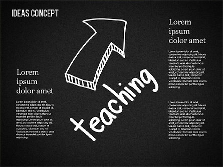 Concepto de ideas en la pizarra, Diapositiva 3, 01464, Modelos de negocios — PoweredTemplate.com