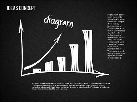 Ideas Concept on Chalkboard, Slide 9, 01464, Business Models — PoweredTemplate.com