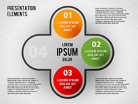 Elemen Presentasi, Slide 12, 01466, Diagram Panggung — PoweredTemplate.com