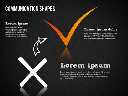 Communication Shapes Toolbox, Slide 11, 01467, Shapes — PoweredTemplate.com