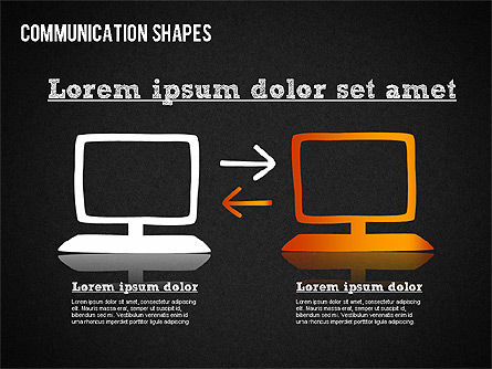Communication Shapes Toolbox, Slide 14, 01467, Shapes — PoweredTemplate.com