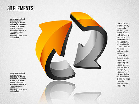 Boîte à outils en forme 3d 2, Diapositive 7, 01470, Formes — PoweredTemplate.com