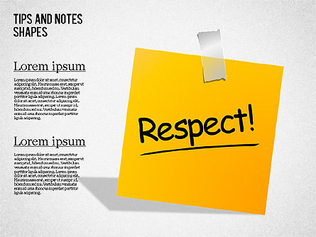 Notes Post-it, Diapositive 15, 01471, Formes — PoweredTemplate.com