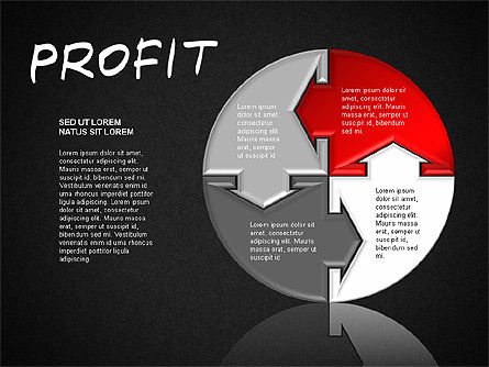 Diagram Konsep Investasi, Slide 13, 01479, Model Bisnis — PoweredTemplate.com