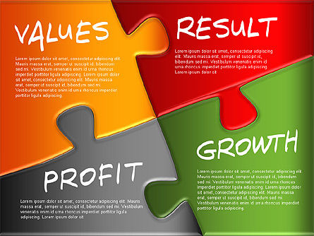 Investeringen concept diagram, Dia 3, 01479, Businessmodellen — PoweredTemplate.com