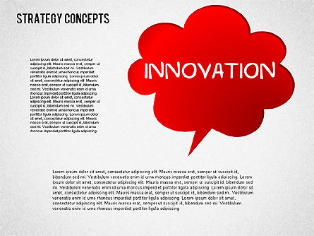 Strategy Concept Shapes, Slide 5, 01486, Business Models — PoweredTemplate.com