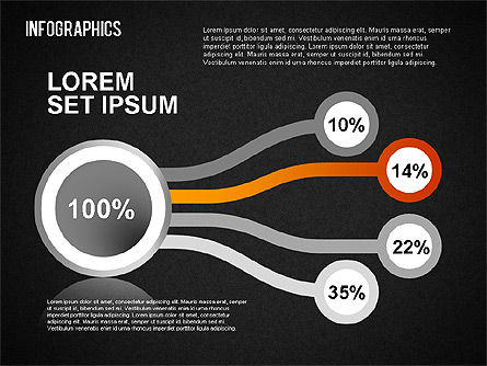 Boîte à outils du rapport d'infographie, Diapositive 16, 01489, Modèles commerciaux — PoweredTemplate.com