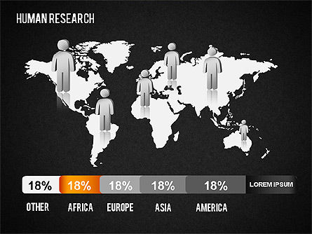 Demografische infographics, Dia 16, 01490, Businessmodellen — PoweredTemplate.com